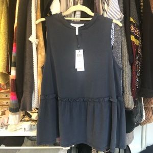 Navy blue BCBG shirt